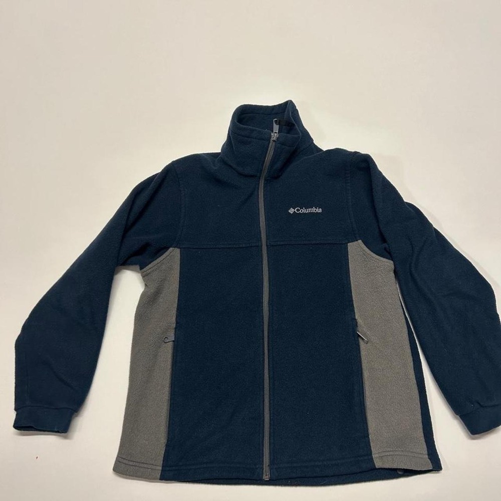 Columbia navy blue fleece jacket Size M